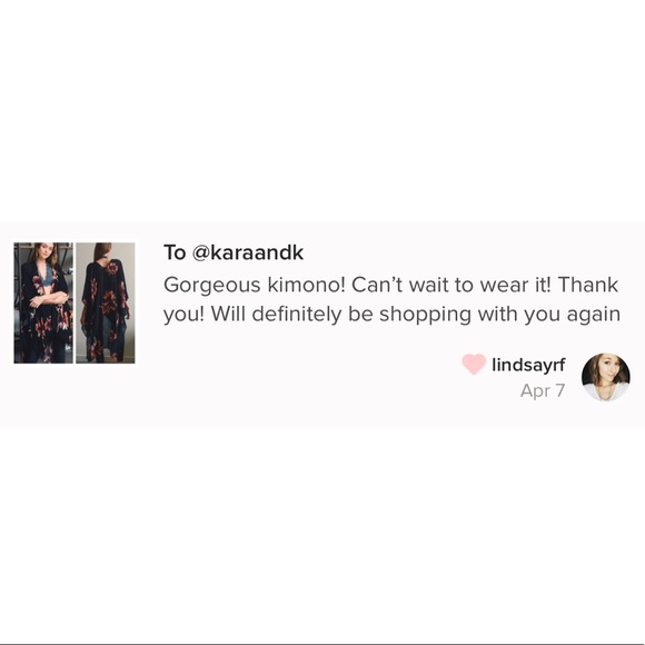 Floral Print Kimono, Bohemian Kimono - Picture 3 of 7